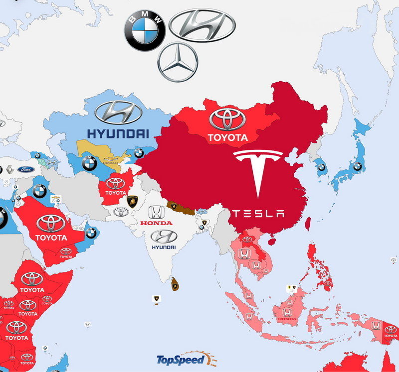Thương hiệu ô tô nào được tìm kiếm nhiều nhất tại Đông Nam Á?