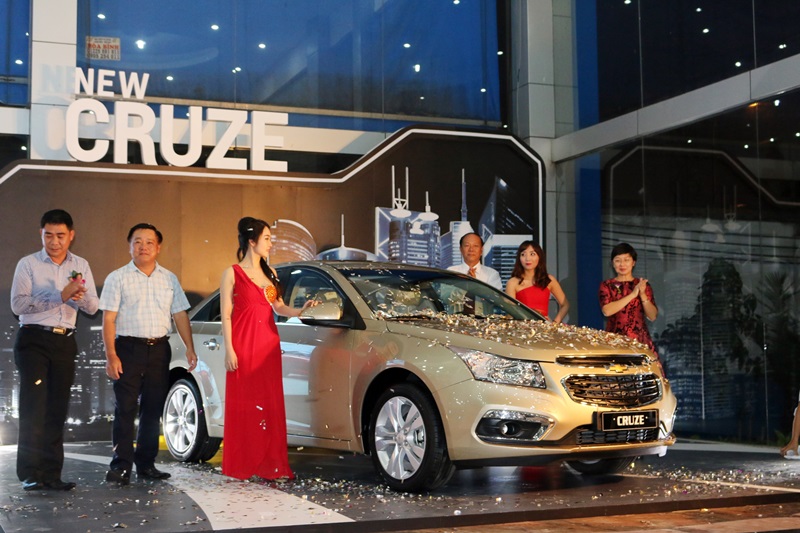 Chevrolet Cruze 2015 đồng loạt ra mắt khách hàng Tp.Hồ Chí Minh