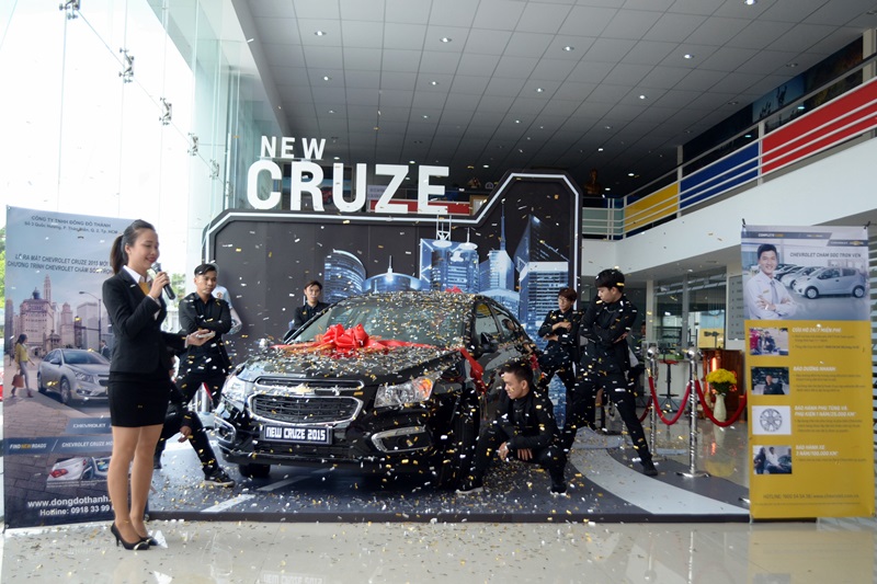 Chevrolet Cruze 2015 đồng loạt ra mắt khách hàng Tp.Hồ Chí Minh