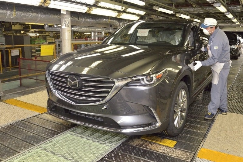 Bắt đầu được sản xuất, Mazda CX-9 2017 sẽ đến tay khách hàng trong năm nay