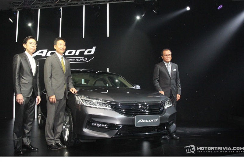 Ra mắt tại Thái Lan, Honda Accord 2016 có giá 877 triệu đồng