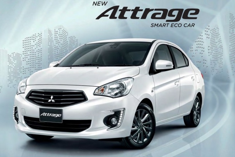 Mitsubishi Attrage 2016  Màu trắng nhập khẩu nguyên chiếc