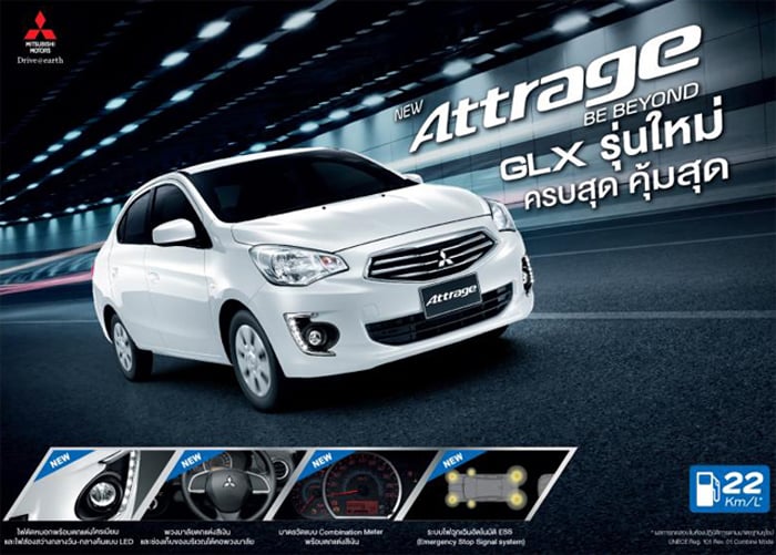 Tại sao giá xe Mitsubishi Attrage rẻ nhưng ít được ưa chuộng?
