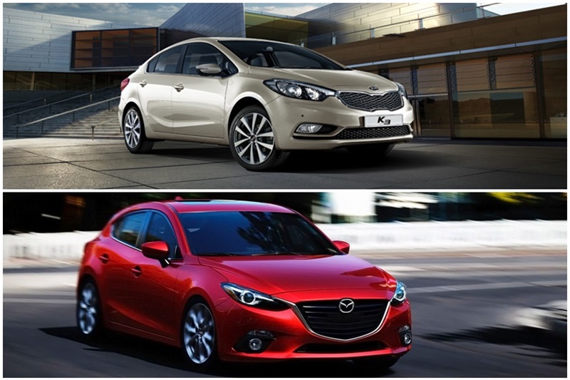 Mazda 3 và Kia K3: Long tranh hổ đấu trong phân khúc sedan