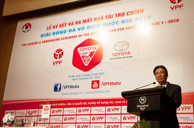 Toyota tiếp tục đồng hành cùng bóng đá Việt Nam