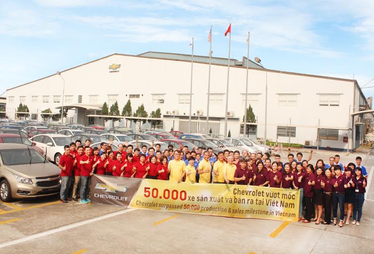 Hơn 50.000 xe Chevrolet đã khai sinh và in bánh trên đất Việt Nam