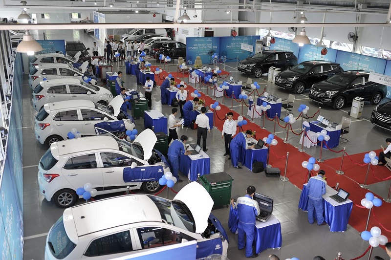 100 thí sinh tranh tài tại Hội thi tay nghề Hyundai Thành Công 2016