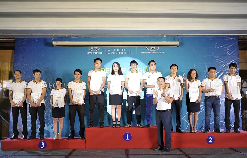 100 thí sinh tranh tài tại Hội thi tay nghề Hyundai Thành Công 2016