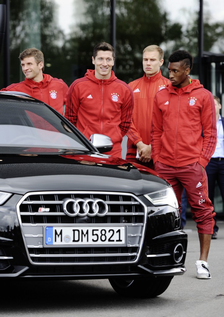 Audi tặng xe cho các cầu thủ Bayern Munchen