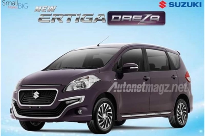 Lộ hình ảnh xe gia đình Suzuki Ertiga phiên bản 2016
