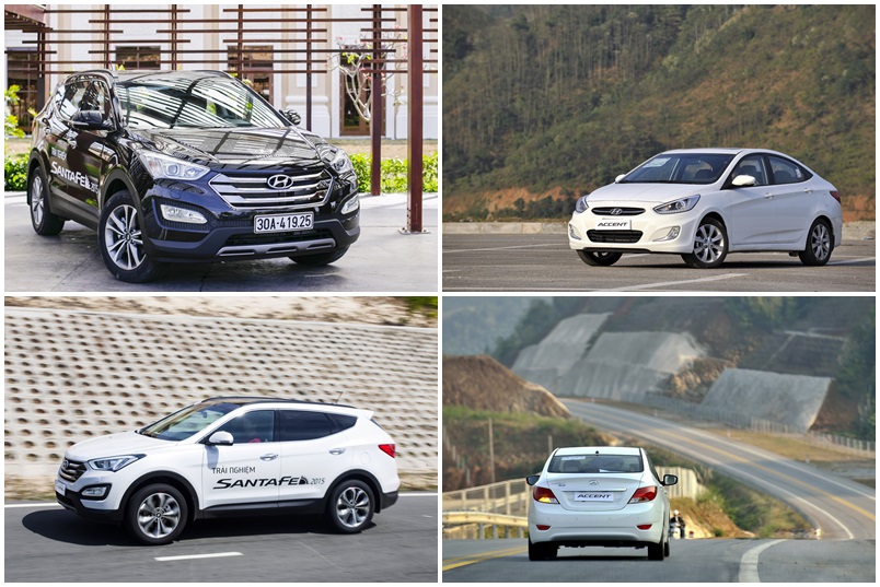 Hyundai tổ chức lái thử SantaFe, Accent tại Hà Nội và Tp.Hồ Chí Minh