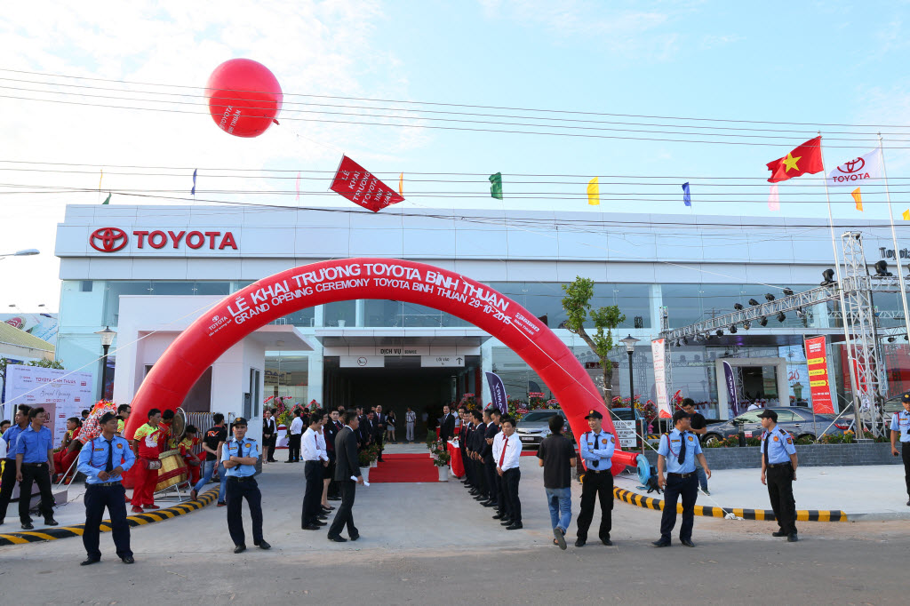Đại lý Toyota Bình Thuận chính thức đi vào hoạt động