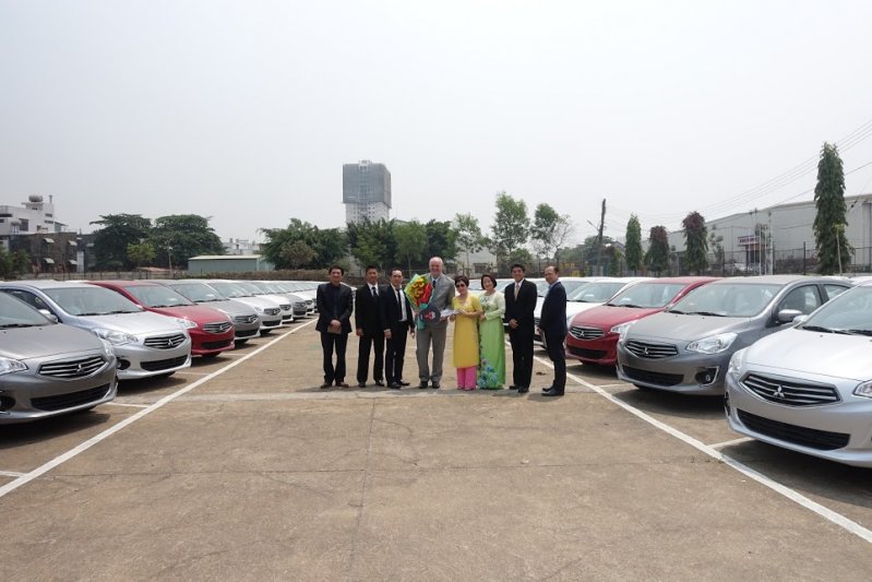 Mitsubishi bàn giao 200 xe Attrage cho hãng vận tải Phương Trang