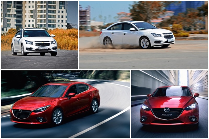 Chevrolet Cruze 2015 và Mazda 3 sedan: Kẻ tám lạng, người nửa cân