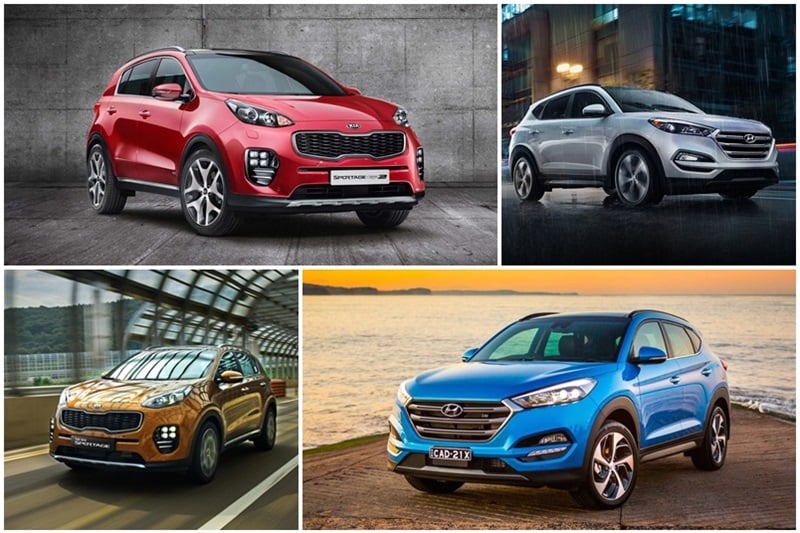 Hyundai Tucson 2016 và Kia Sportage 2016: Đại chiến xe Hàn