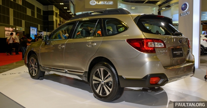 Đối thủ Mazda CX-5 2018, Subaru Outback 2018 công bố giá bán tại Malaysia