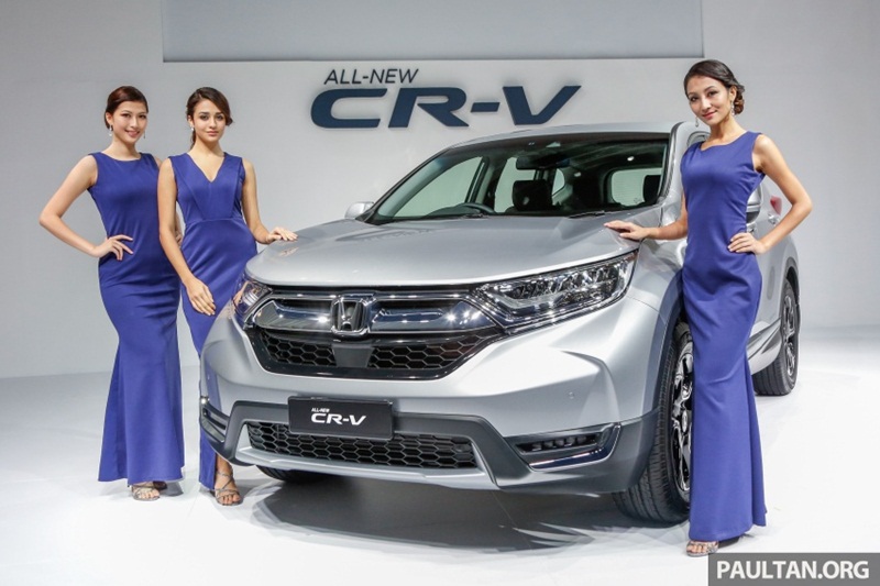 xe Honda CR-V ra mắt tại Malaysia
