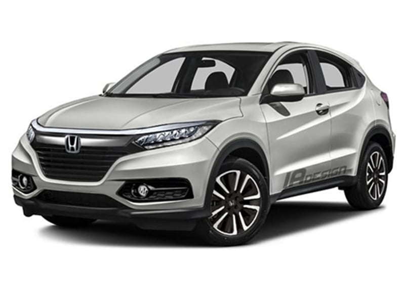 Hình ảnh ý tưởng Honda HR-V 2018 facelift dựa trên ảnh chụp trộm