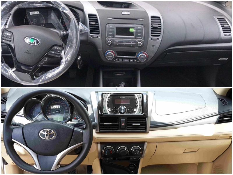 Nên mua Kia Cerato SMT hay Toyota Vios 1.5E MT chạy dịch vụ?
