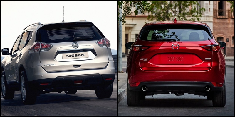 So sánh Mazda CX-5 2018 và Nissan X-trail 2017: cân tài cân sức