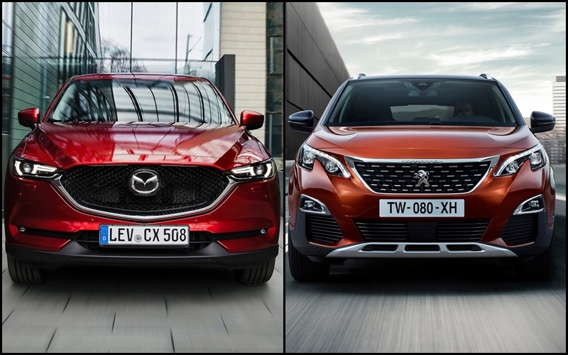 So sánh Mazda CX-5 2018 và Peugeot 3008: ông vua phân khúc và anh em