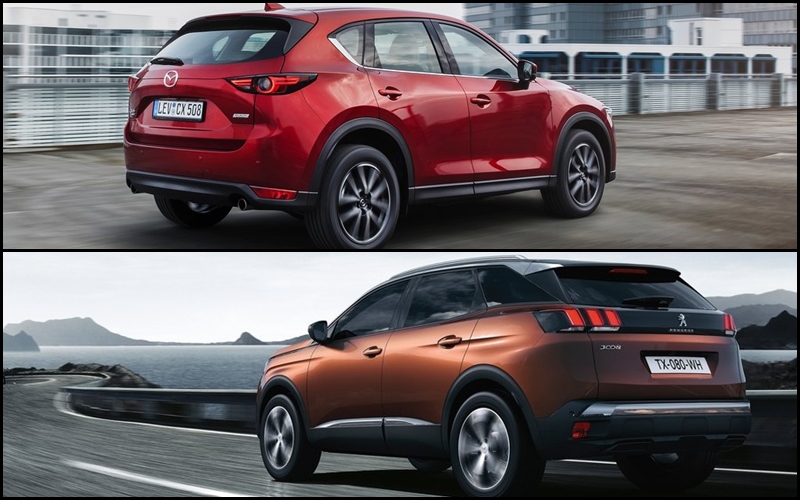 So sánh Mazda CX-5 2018 và Peugeot 3008: ông vua phân khúc và anh em