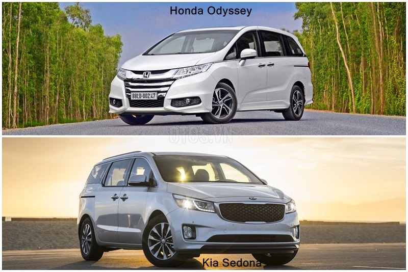 Nên mua Honda Odyssey hay Kia Sedona?