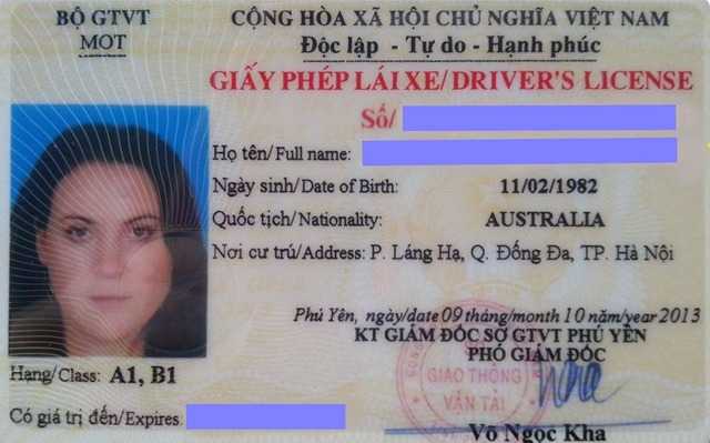 Đổi giấy phép lái xe cho người nước ngoài 