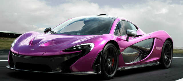 Kết xuất-New-McLaren-P1-in-Violet-Color-1