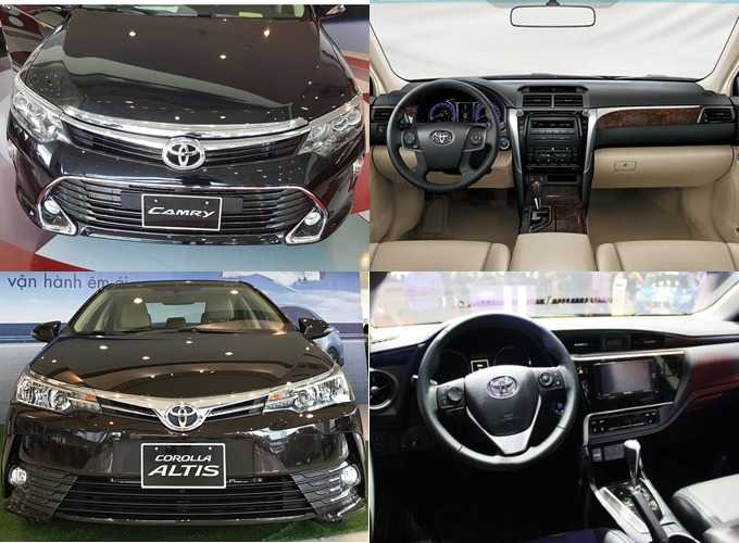 Với 1 tỷ đồng nên mua xe Toyota Camry 2.0 E hay xe Toyota Altis 2.0 V Sport 2018?