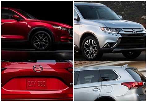 So sánh Mazda CX5 2018 và Mitsubishi Outlander 2018: Xe Nhật đối đầu