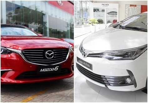800 triệu đồng, chọn Mazda6 2018 hay Toyota Corolla Altis 2018?
