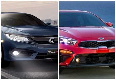 So sánh Honda Civic 2018 và Kia Cerato 2018