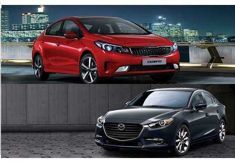So sánh động cơ và an toàn Kia Cerato và Mazda3