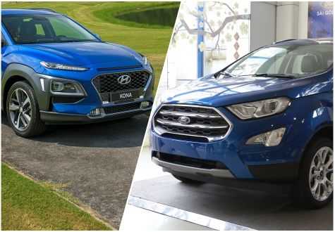 So sánh Hyundai Kona 2018 và Ford EcoSport 2018: Đe dọa kẻ độc tôn?
