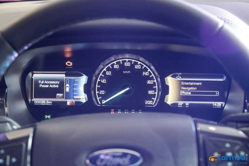 Đồng hồ lái của xe Ford Everest 2019 carmudi vietnam