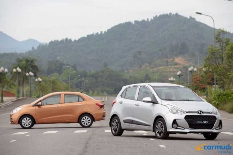 ngoại hình xe Hyundai i10 2022