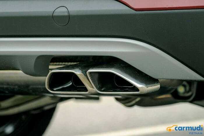 Cụm ống xả của xe Hyundai Tucson carmudi vietnam