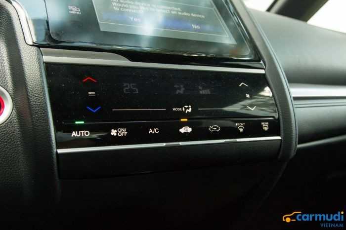 Hệ thống điều hòa của xe Honda Jazz carmudi vietnam