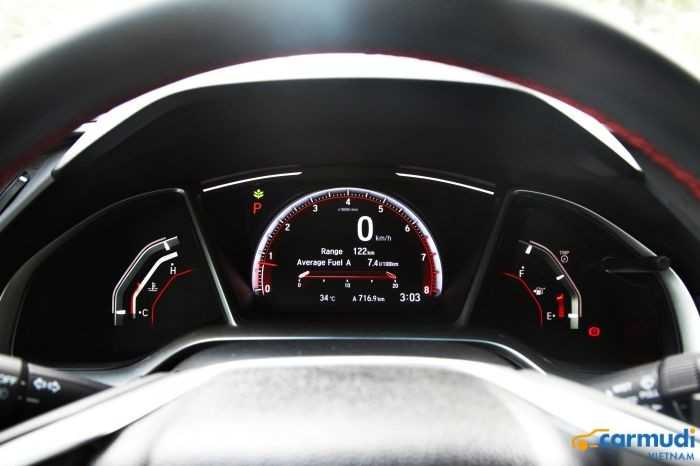 chỉ số tiêu hao nhiên liệu của xe Honda Civic carmudi vietnam