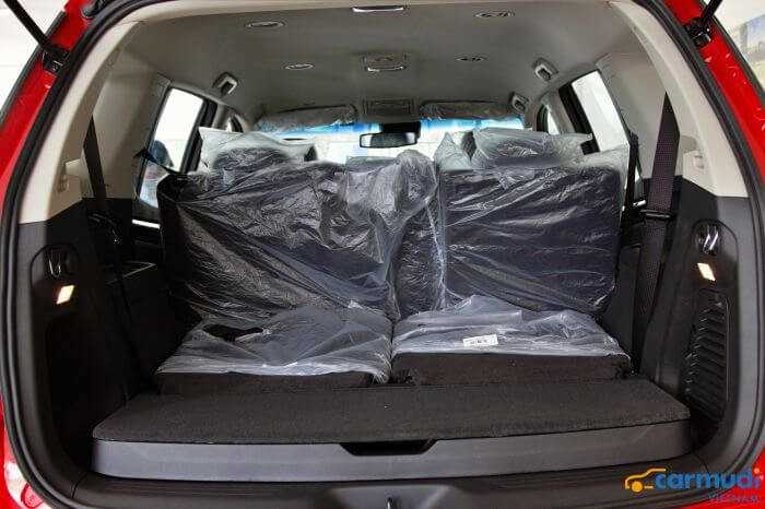 Khoang hành lý của Chevrolet Trailblazer carmudi vietnam