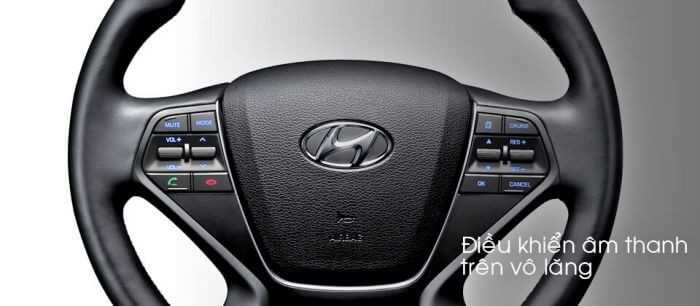 Thiết kế Vô lăng của xe Hyundai Sonata carmudi vietnam