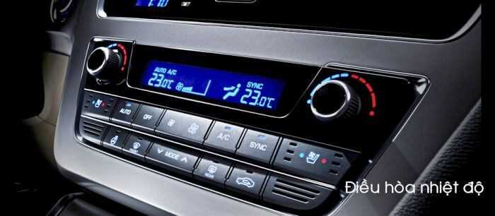 Hệ thống điều hòa của xe Hyundai Sonata carmudi vietnam