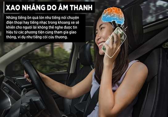 4 yếu tố gây xao nhãng khi lái xe và lời khuyên