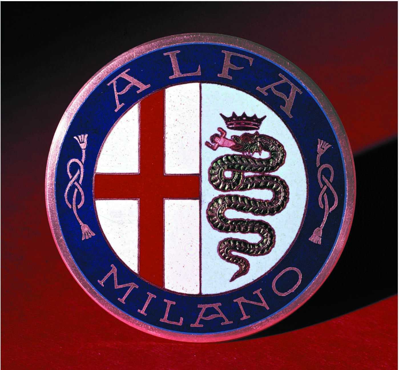 Logo xe hơi Alfa Romeo bí ẩn.