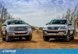 Ford Everest 2020 và Toyota Fortuner 2020: Lựa chọn nào tốt hơn?