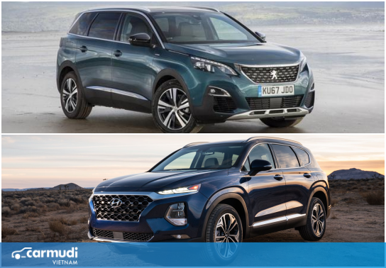 Cuộc chiến xe Pháp - Hàn: Peugeot 5008 2020 hay Hyundai Santa Fe 2020?