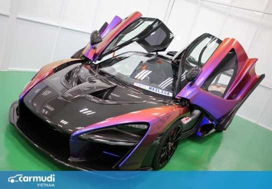 Đại gia Việt tậu hypercar McLaren Senna ra biển số có tên vợ