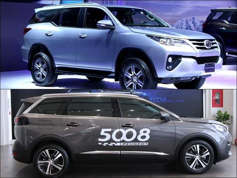 Toyota Fortuner 2020 và Peugeot 5008 2020