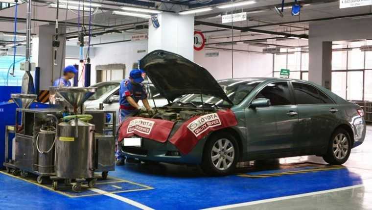 bảo dưỡng ô tô Toyota chính hãng